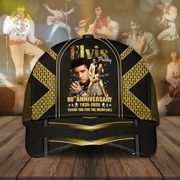 Elvis Presley Music 1935-2025 Classic Baseball Cap For Fans