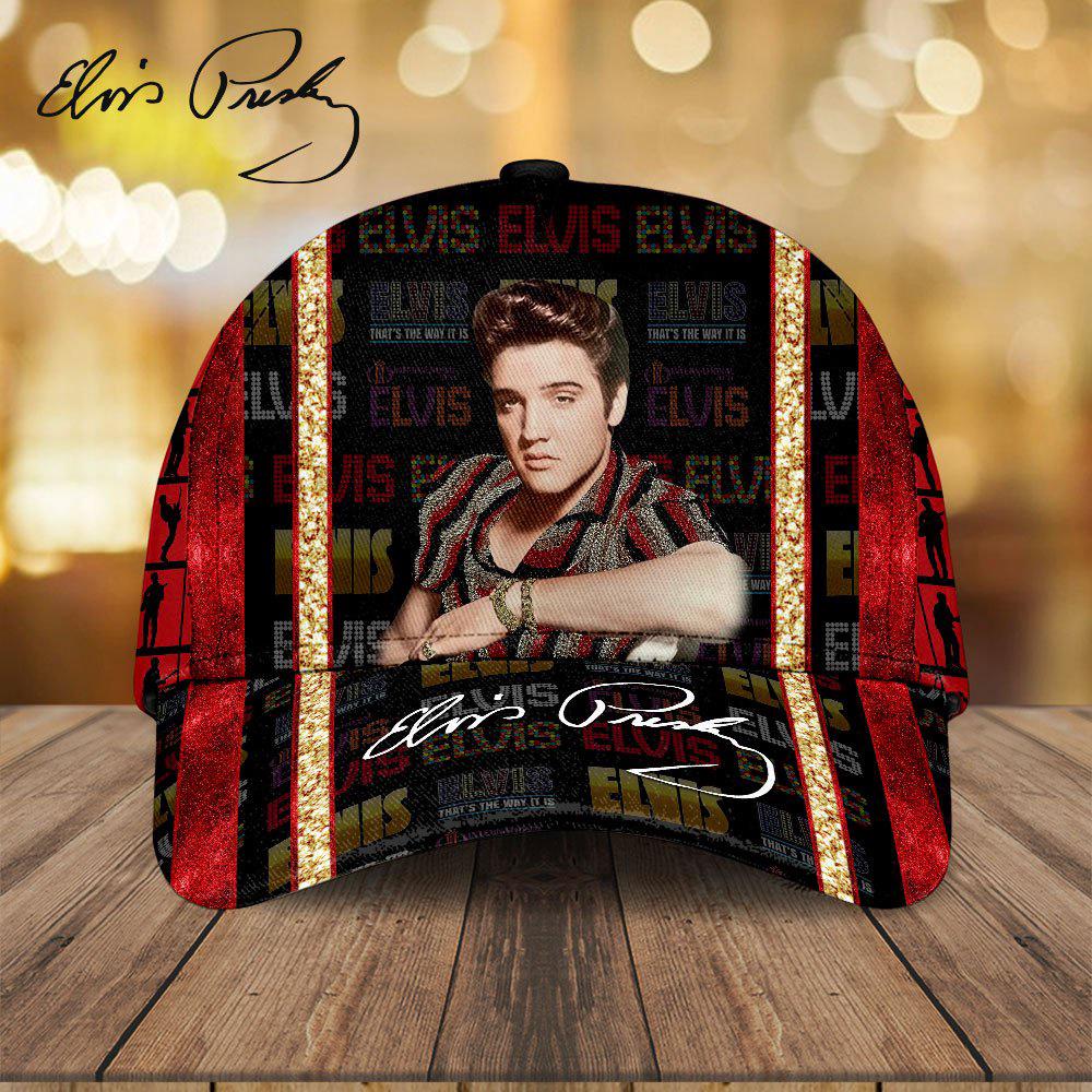 Elvis Presley Music Face Baseball Cap Print For Fans Elvis Presley Music Face Baseball Cap Print For Fans