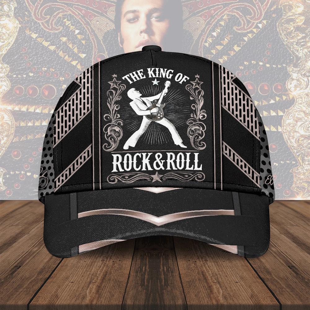 Elvis Presley Music The King Of Rock & Roll Classic Baseball Cap For Fans Elvis Presley Music The King Of Rock & Roll Classic Baseball Cap For Fans
