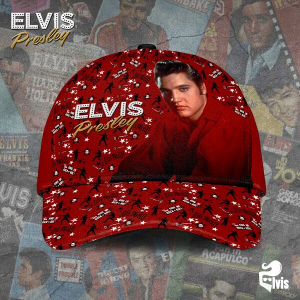 Elvis Presley Pattern Classic Baseball Cap For Fans