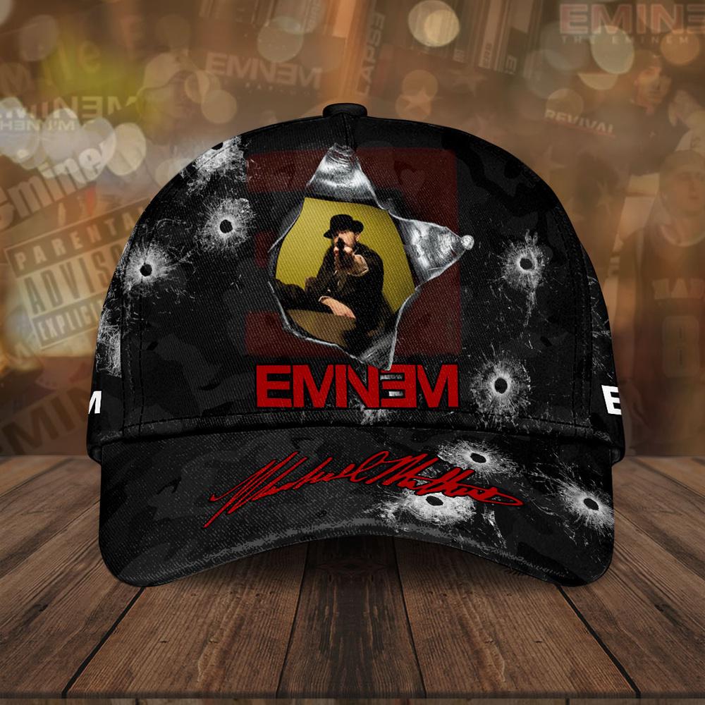 Eminem Music Baseball Cap Print For Fans Eminem Music Baseball Cap Print For Fans