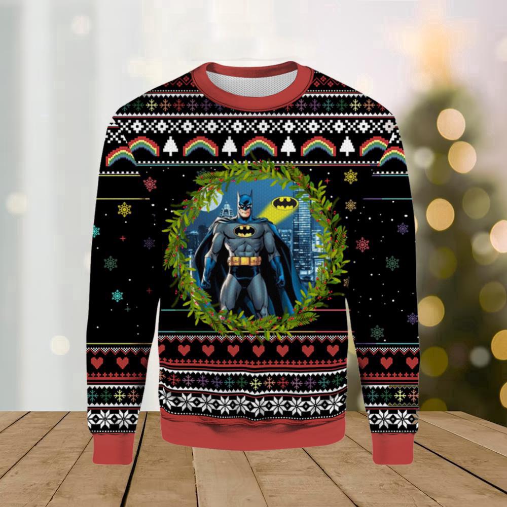Funny Batman Movie Ugly Merry Christmas Sweater Funny Batman Movie Ugly Merry Christmas Sweater