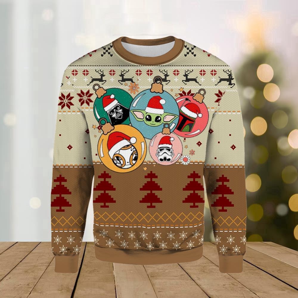 Funny Star Wars Cute Ugly Sweater Funny Star Wars Cute Ugly Sweater