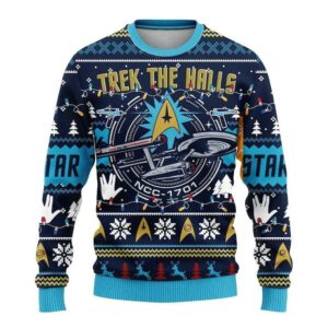 Funny statrek Merry Christmas Ugly…