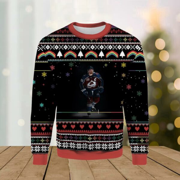 Gabriel Landeskog Colorado Avalanche Ugly Merry Christmas Sweater
