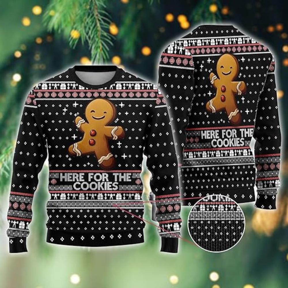 Gingerbread Man Ugly Merry Christmas Sweaters 3 Gingerbread Man Ugly Merry Christmas Sweaters 3