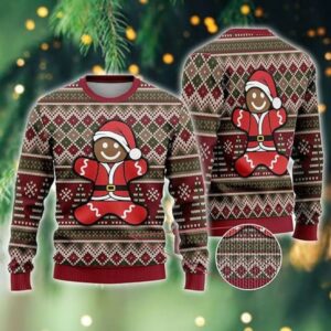Gingerbread Man Ugly Merry Christmas…