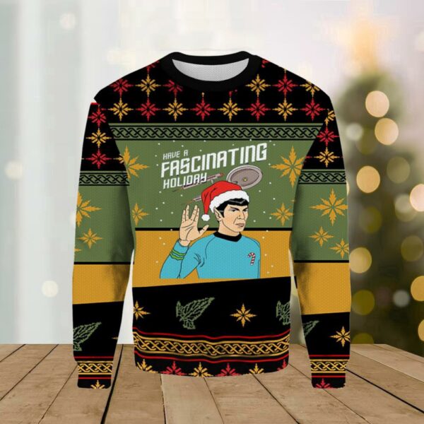 Have A Fancinating Holiday Star Trek Ugly Merry Christmas Sweater