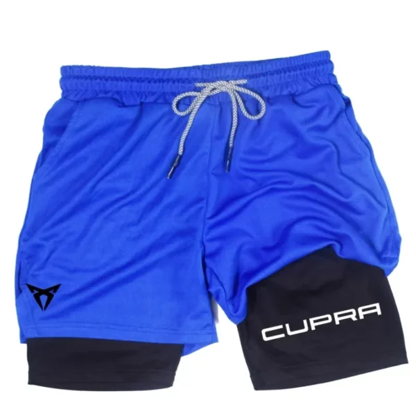Summer 2025 new men’s 2-in-1 training shorts Fashion Breathable double-layer sports shorts Outdoor men’s basketball shorts
