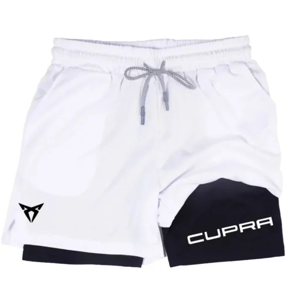 Summer 2025 new men’s 2-in-1 training shorts Fashion Breathable double-layer sports shorts Outdoor men’s basketball shorts
