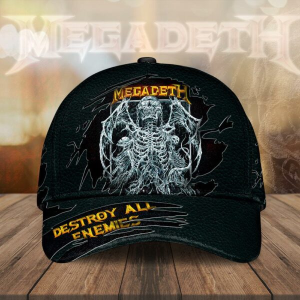 Megadeth Music Destroy All Enemies Baseball Cap Print For Fans