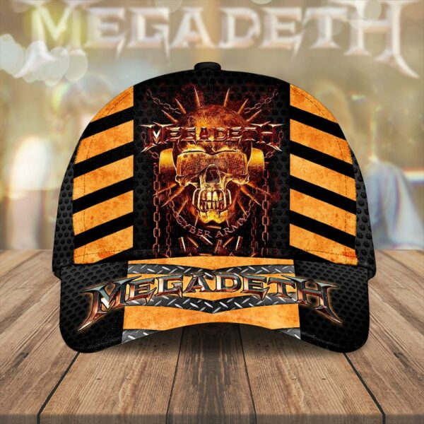 Megadeth Music Skull Baseball Cap Print For Fans