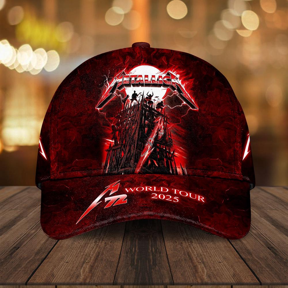 MET Band M72 World Tour 2025 Classic Baseball Cap For Fans MET Band M72 World Tour 2025 Classic Baseball Cap For Fans