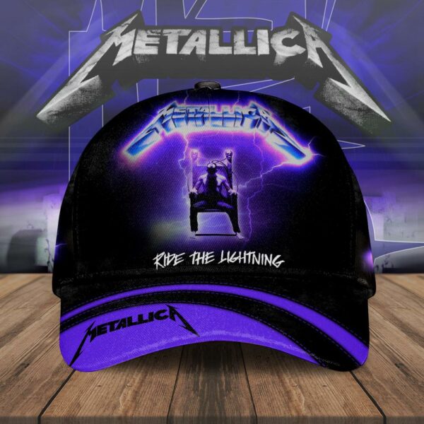 MET Band Music Ride The Lightning Classic Baseball Cap For Fans