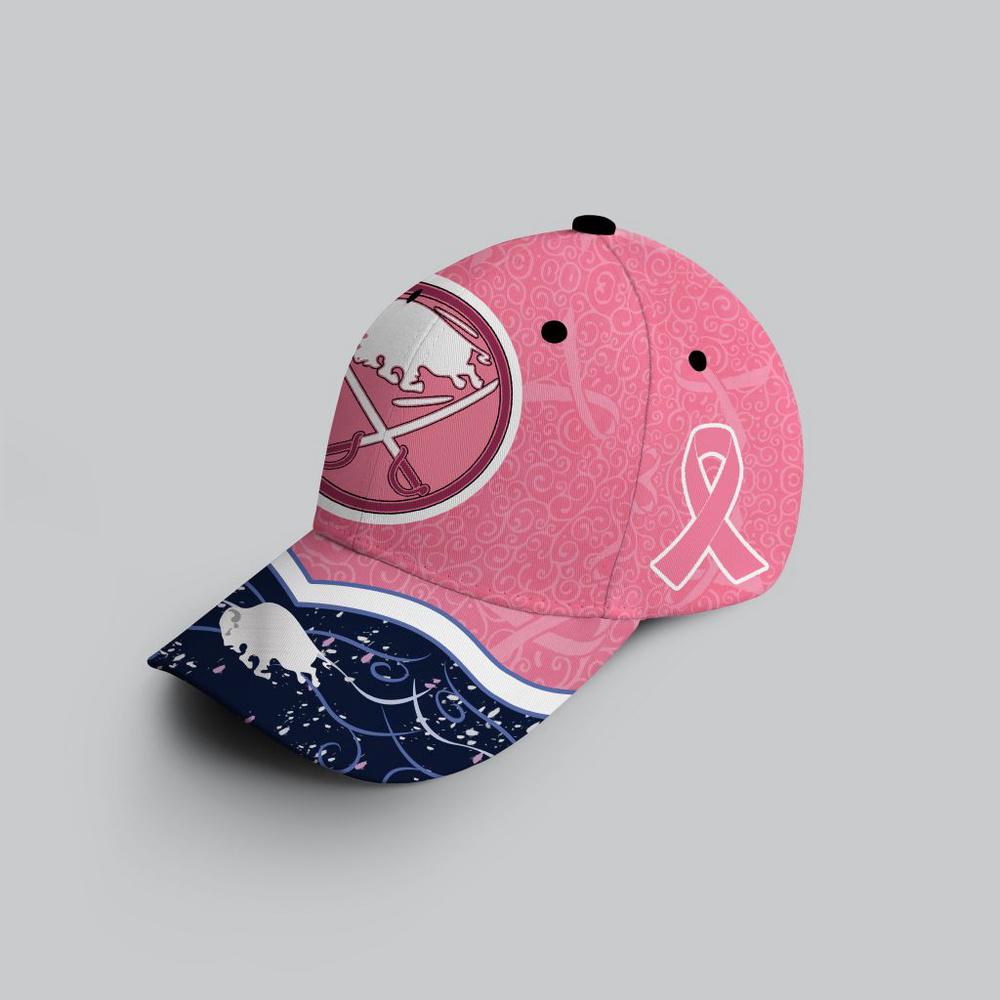 NHL Buffalo Sabres Hockey Fights Against CancerBaseball Cap NHL Buffalo Sabres Hockey Fights Against CancerBaseball Cap