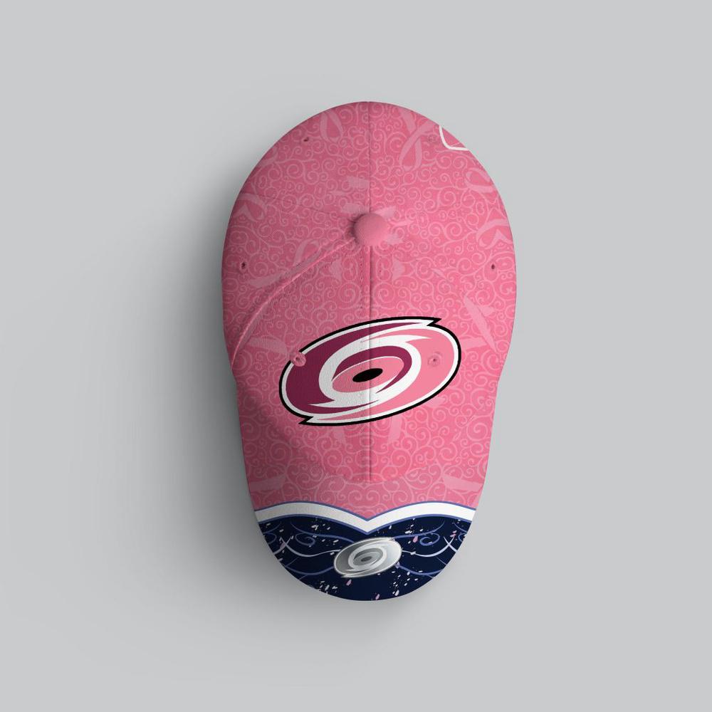 NHL Carolina Hurricanes Hockey Fights Against CancerBaseball Cap NHL Carolina Hurricanes Hockey Fights Against CancerBaseball Cap