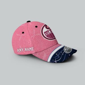 NHL Edmonton Oilers Hockey Fights Against CancerBaseball Cap