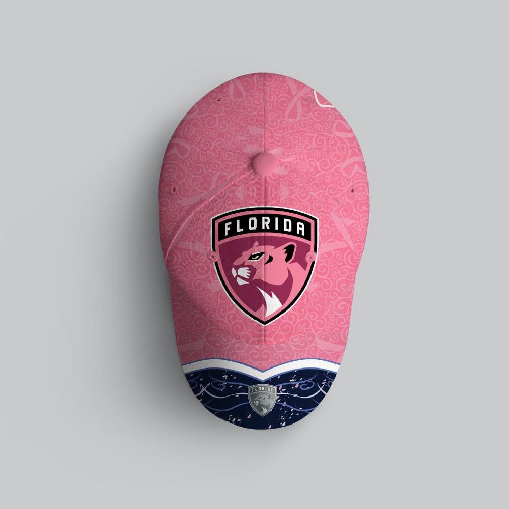 NHL Florida Panthers Hockey Fights Against CancerBaseball Cap NHL Florida Panthers Hockey Fights Against CancerBaseball Cap