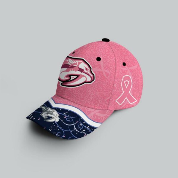 NHL Nashville Predators Hockey Fights Against CancerBaseball Cap