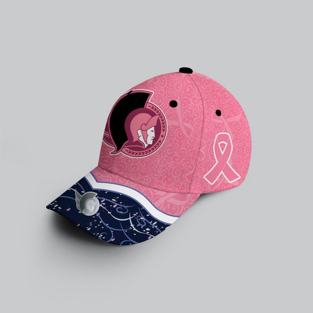 NHL Ottawa Senators Hockey Fights Against CancerBaseball Cap NHL Ottawa Senators Hockey Fights Against CancerBaseball Cap
