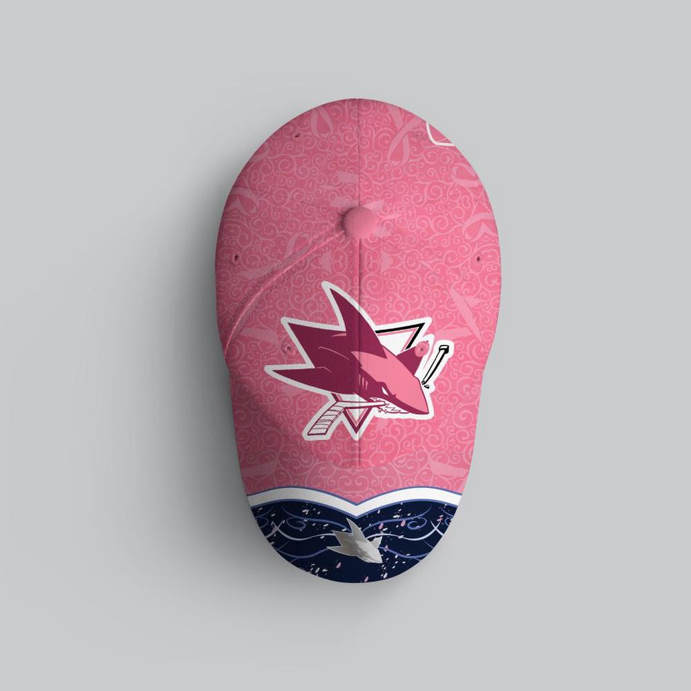 NHL San Jose Sharks Hockey Fights Against CancerBaseball Cap NHL San Jose Sharks Hockey Fights Against CancerBaseball Cap