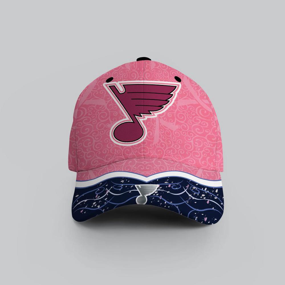 NHL St. Louis Blues Hockey Fights Against CancerBaseball Cap NHL St. Louis Blues Hockey Fights Against CancerBaseball Cap