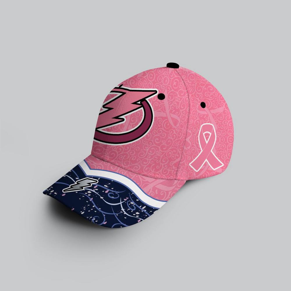 NHL Tampa Bay Lightning Hockey Fights Against CancerBaseball Cap NHL Tampa Bay Lightning Hockey Fights Against CancerBaseball Cap