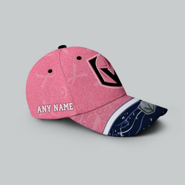 NHL Vegas Golden Knights Hockey Fights Against CancerBaseball Cap
