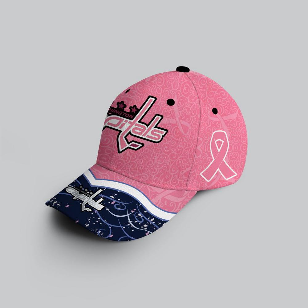 NHL Washington Capitals Hockey Fights Against CancerBaseball Cap NHL Washington Capitals Hockey Fights Against CancerBaseball Cap