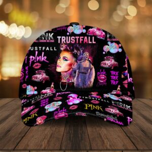 P!nk Music Pattern Baseball Cap…