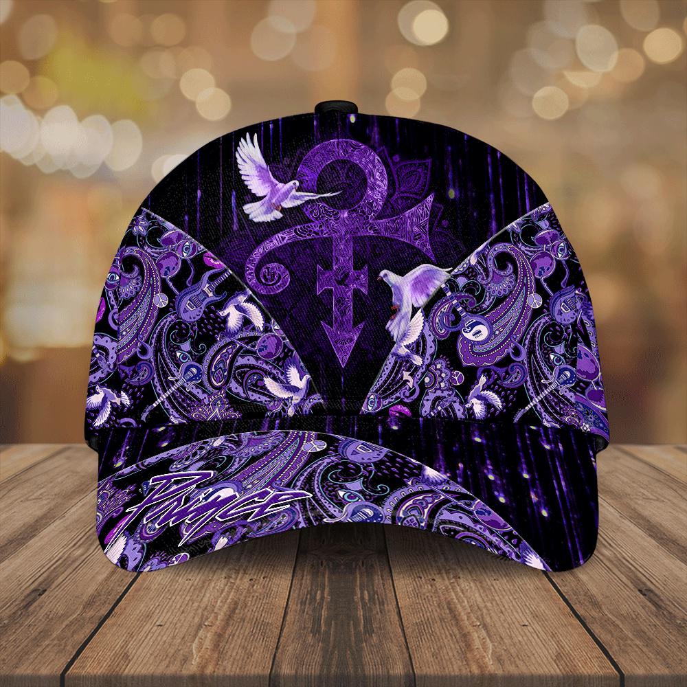 Prince Music Mandala Classic Baseball Cap For Fans Prince Music Mandala Classic Baseball Cap For Fans